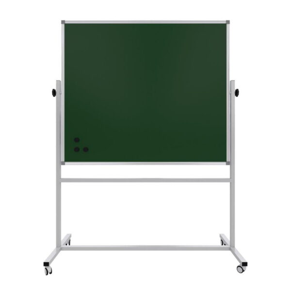 360° Dönen Mobil Mıknatıslı Yeşil Tahta 120x140cm