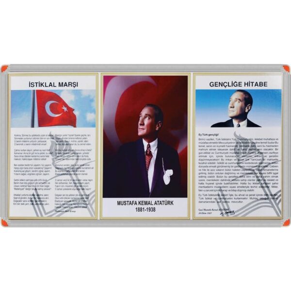alüminyu çerçeveli 'lü milli levha