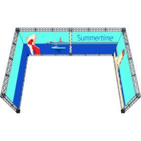 crown truss 775 u shape4x6 blue