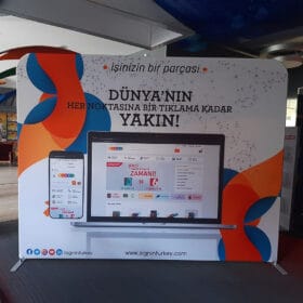 tekstil backdrop standlar