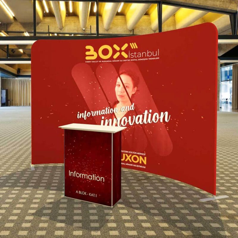 tekstil backdrop stand oval 11