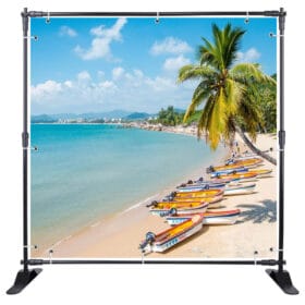 Teleskobik Backdrop Stand Baskısı
