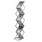 portatif zigzag brosur stand