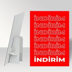 Karton Ayaklı Poster Pano 100x140cm