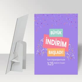 Karton Ayaklı Poster Pano 70x100cm