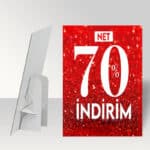 Karton Ayaklı Poster Pano A4