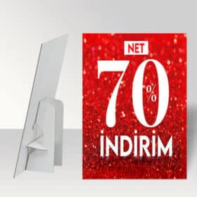 Karton Ayaklı Poster Pano A4