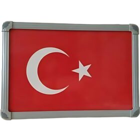 xcm alüminyu çerçeve türk bayrağı