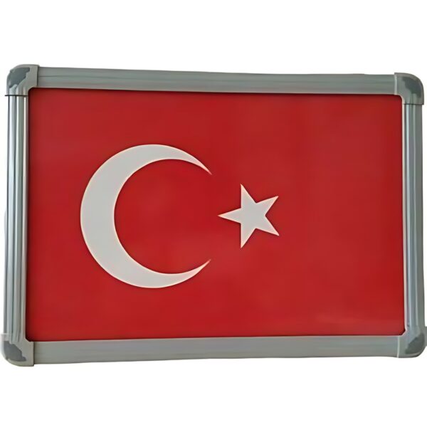 xcm alüminyu çerçeve türk bayrağı