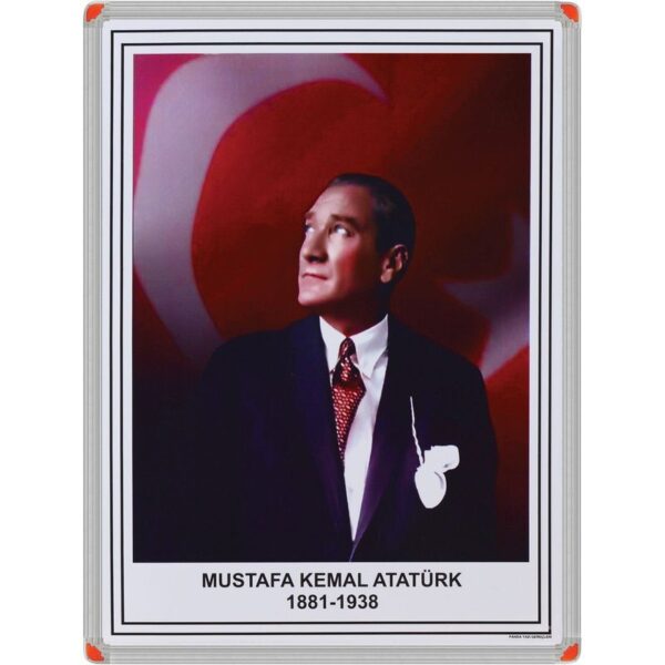 xcm alüminyum çerçeve atatürk portresi