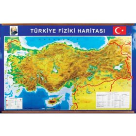 alüminyum çerçeveli türkiye fiziki haritası