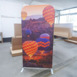 Tekstil roll up cift tarafli