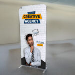 Tekstil roll up cift tarafli