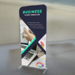 Tekstil roll up cift tarafli