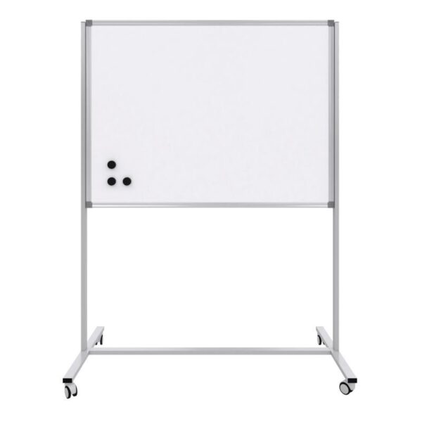 Mıknatıslı Mobil Ayaklı Beyaz Yazı Tahtası 90x120cm