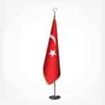Türk Makam Bayrağı - Krom Takım 225cm