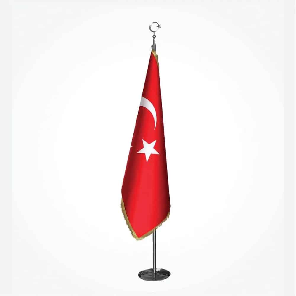 turk-makam-krom-02 Türk Makam Bayrağı - Krom Takım 225cm
