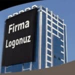 Raşel Dış Cephe Firma Bayrağı 8x12 MT