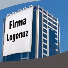 Raşel Dış Cephe Firma Bayrağı 10x15 MT