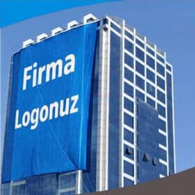 Raşel Dış Cephe Firma Bayrağı 6x9 MT