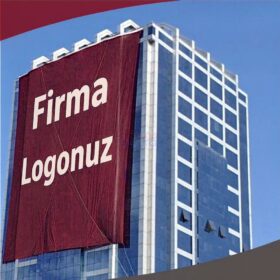 Raşel Dış Cephe Firma Bayrağı 2x3 MT