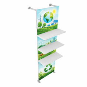 3 Raflı Tekstil Backdrop