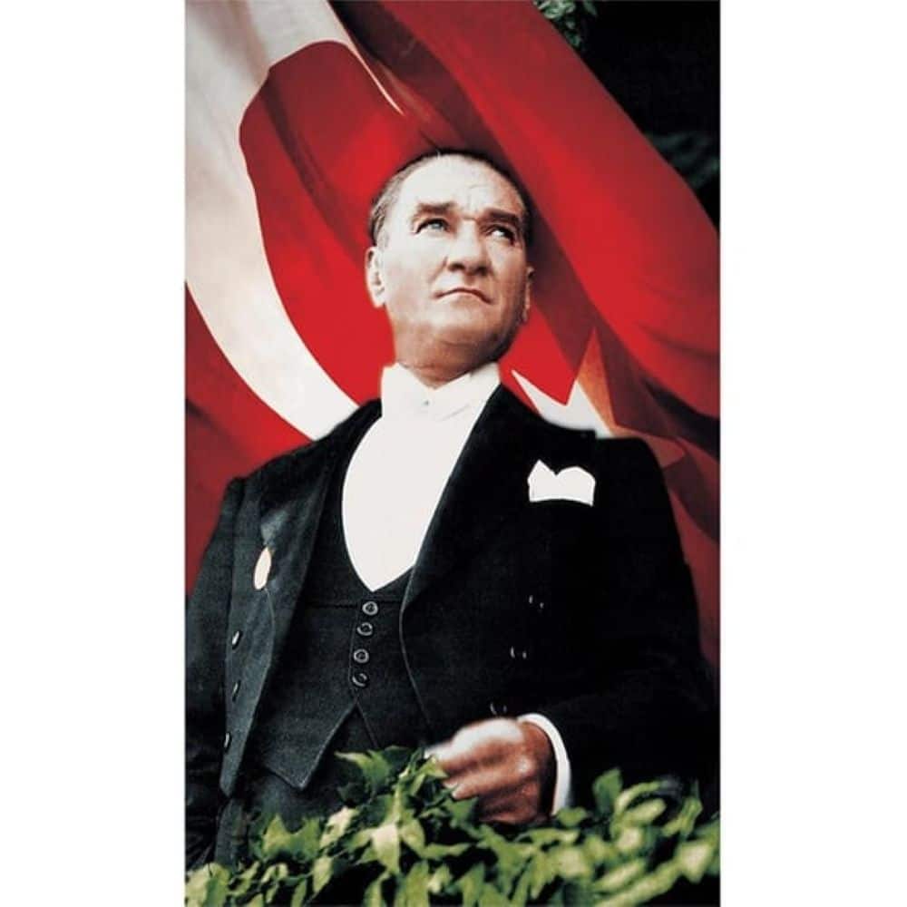 Atatürk Posteri 5 Atatürk Poster Bayrakları