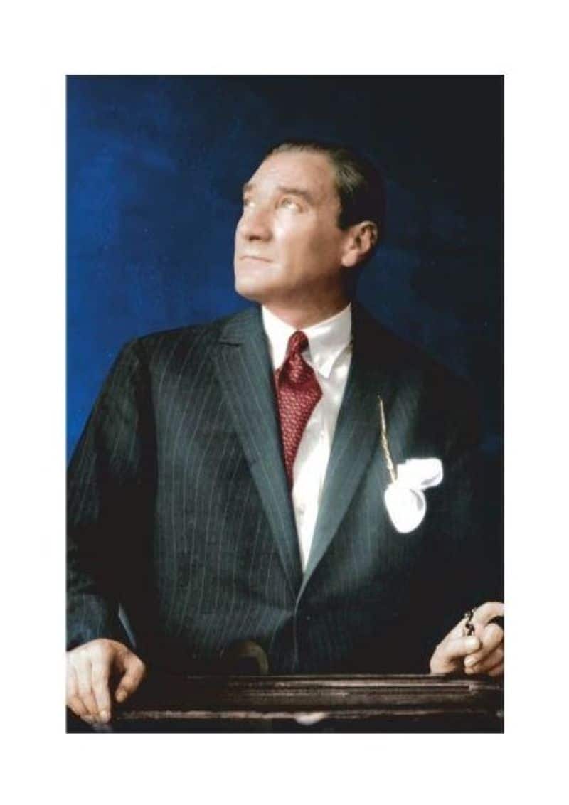 Atatürk Posteri 7 Atatürk Poster Bayrakları
