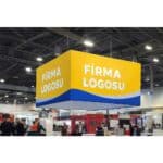 Askılı Kare Tekstil Fuar Tabelası 300cm