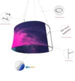 Askılı Silindir Tekstil Fuar Tabelası 300x100cm - Görsel 6