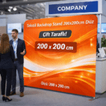 Tekstil Backdrop Stand 200x200cm Düz