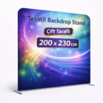 Tekstil Backdrop Stand 200x230cm Düz