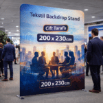Tekstil Backdrop Stand 200x230cm Düz