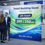 Tekstil Backdrop Stand 200x250cm Düz