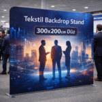 Tekstil Backdrop Stand 300x200cm Düz