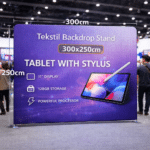 Tekstil Backdrop Stand 300x250cm Düz - Görsel 4