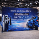 Tekstil Backdrop Stand 350x200cm Düz