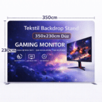 Tekstil Backdrop Stand 350x230cm Düz