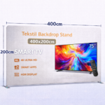 Tekstil Backdrop Stand 400x200cm Düz