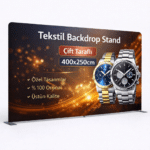Tekstil Backdrop Stand 400x250cm Düz
