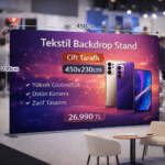Tekstil Backdrop Stand Ölçüleri