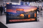 Tekstil Backdrop Stand 450x250cm Düz