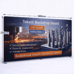 Tekstil Backdrop Stand 500x250cm Düz