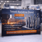 Tekstil Backdrop Stand 500x250cm Düz