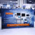 Tekstil Backdrop Stand 550x250cm Düz