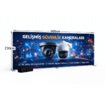 Tekstil Backdrop Stand 600x230cm Düz