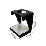 Siyah Akrilik V60 Kahve Standı - Görsel 4