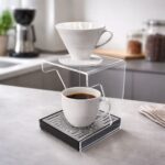 Şeffaf Akrilik V60 Kahve Standı