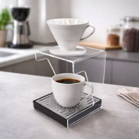 Şeffaf Akrilik V60 Kahve Standı