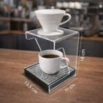 Şeffaf Akrilik V60 Kahve Standı - Görsel 3
